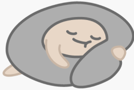 Comfybud mascot Momo celebrating free shipping Australia-wide on premium body and pregnancy pillows